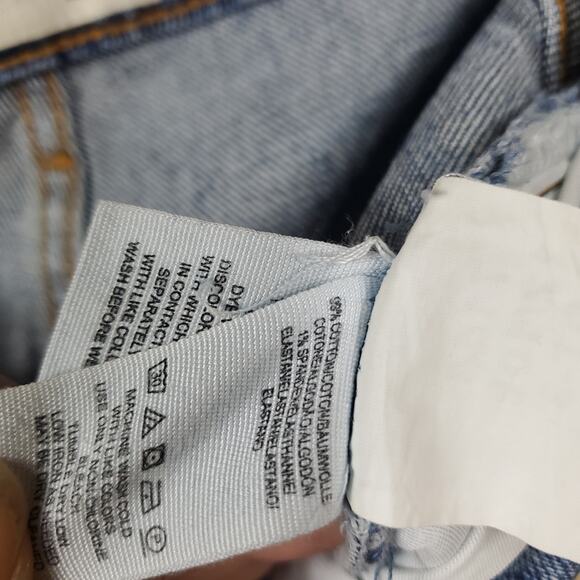 Free People Stella High Rise Skinny Jeans Size 29 Button Fly Raw Hem - Picture 10 of 11